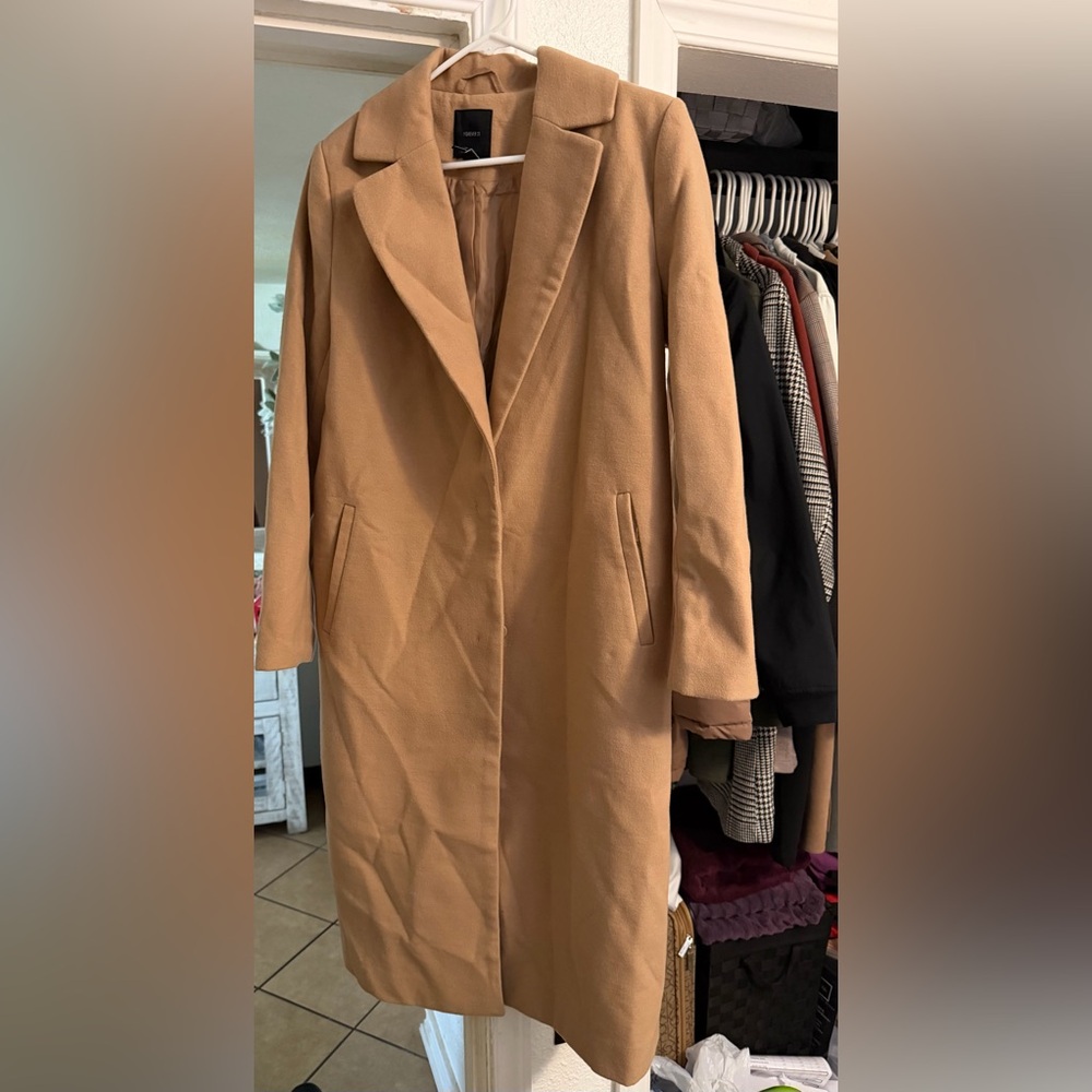 Forever 21 Camel Trench Coat